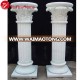 outdoor decoration white marble column,White Roman column