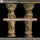 hot sale natural stone pillar marble stone roman column