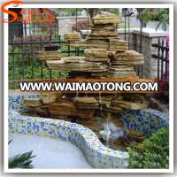 New product 2015 marble water fountain sale artificial waterfall fake stone rockery for home hotel office decor