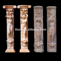 Custom marble pillar