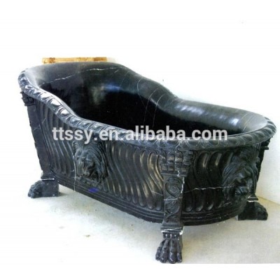 Artificial stone carving bathtub