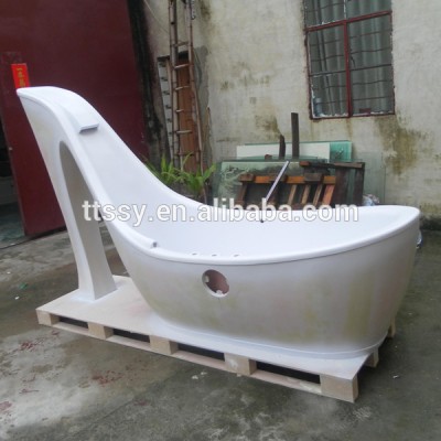 White high heel bathtub