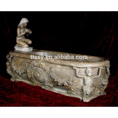 Free Standing Artificial Stone Bathtub