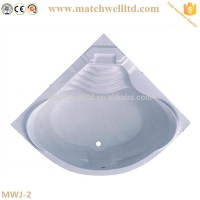 best used acrylic triangle shaped corner bathtub